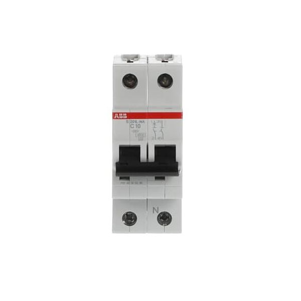 S201L-C10NA Miniature Circuit Breaker - 1+NP - C - 10 A image 1