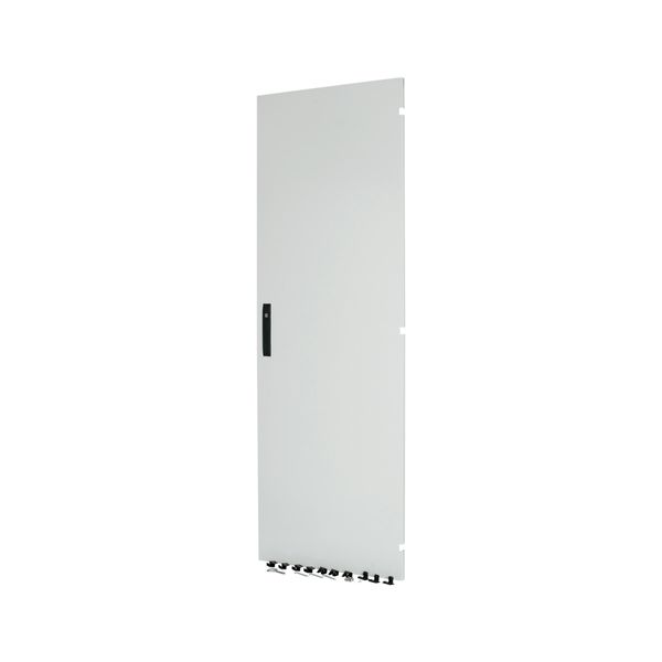 Section door, closed IP55, left or right-hinged, HxW = 2000 x 650mm, grey image 3