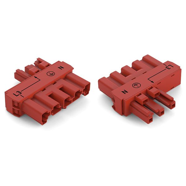 Intermediate coupler 5-pole/3-pole Cod. P red image 2