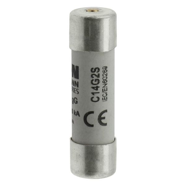 Fuse-link, LV, 2 A, AC 500 V, 14 x 51 mm, gL/gG, IEC, with striker image 12