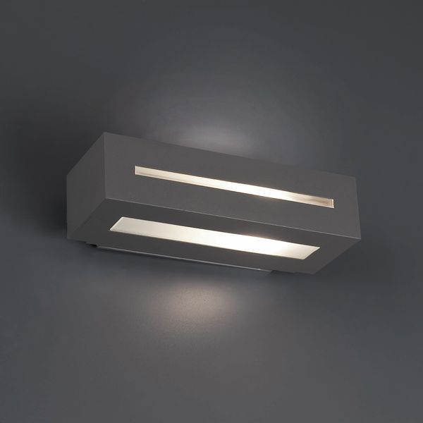 WEST-1 DARK GREY WALL LAMP E27 100W image 2