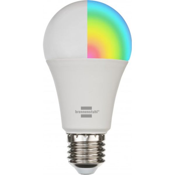 brennenstuhl Connect smart bulb SB 800 E27 (compatible with Alexa and Google Assistant, no hub necessary, smart light bulb 2.4 GHz with free app, 810l image 1