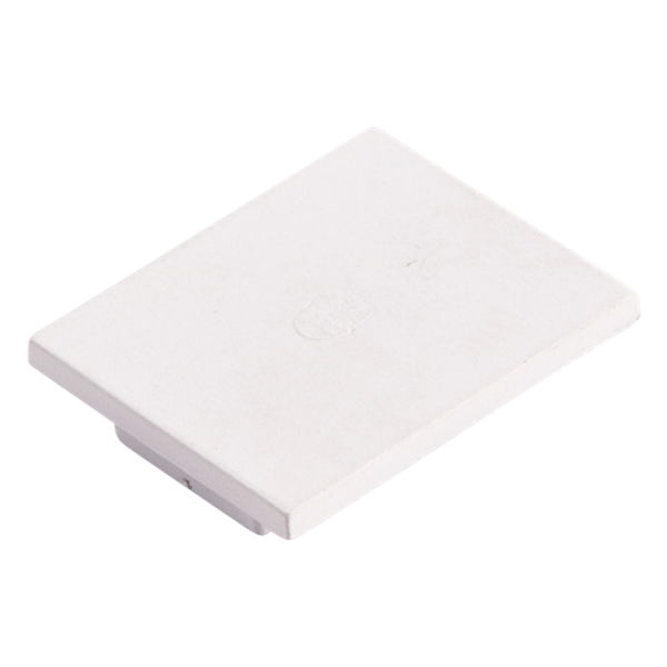 End Cap w/o hole for Recessed Profile 21x26mm IP65 White image 1