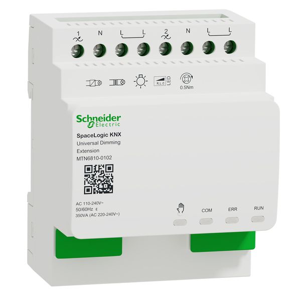 SpaceLogic KNX Universal Dimming, Extension 2 channel image 1