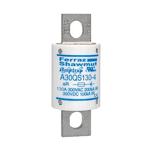 High Speed Fuse Amp-Trap® A30QS 300VAC 300VDC 130A Blade image 1