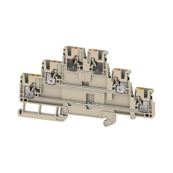 Multi-tier modular terminal, 2.5 mm², 800 V, 24 A, Number of levels: 3 image 1