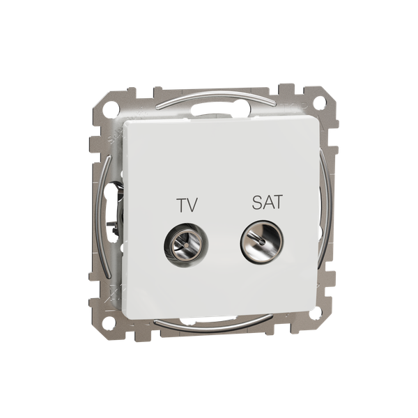 TV/SAT Socket intermediate 10db, Sedna, White image 5