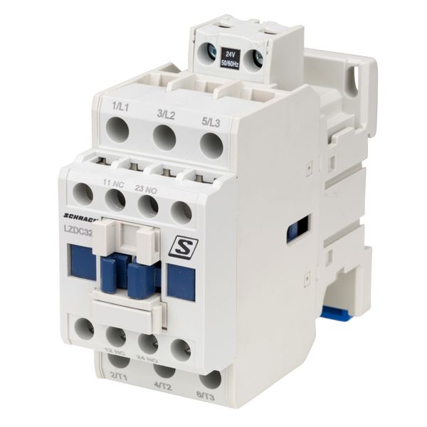 Contactor 3-pole, CUBICO Classic, 15kW, 32A, 1NO+1NC, 24VAC image 7