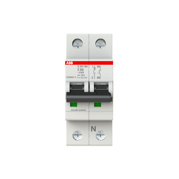 S201-Z6NA Miniature Circuit Breaker - 1+NP - Z - 6 A image 4