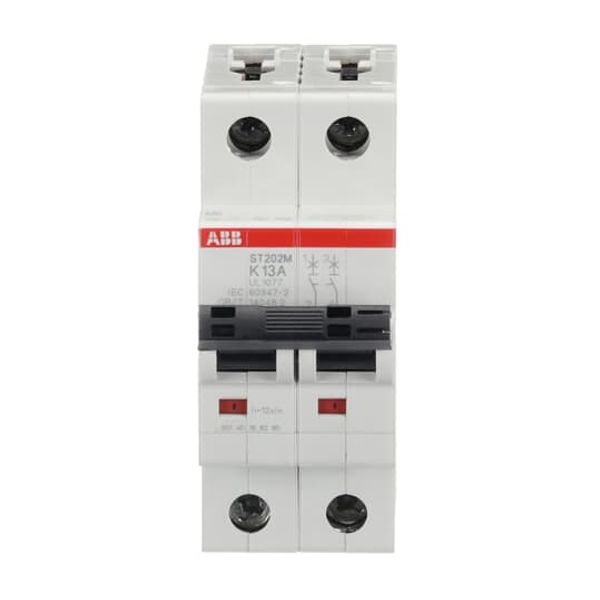 ST202M-K13 Miniature Circuit Breaker - 2P - K - 13 A image 1