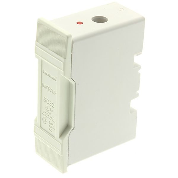 Fuse-holder, LV, 32 A, AC 550 V, BS88/F1, 1P, BS, front connected, white image 3