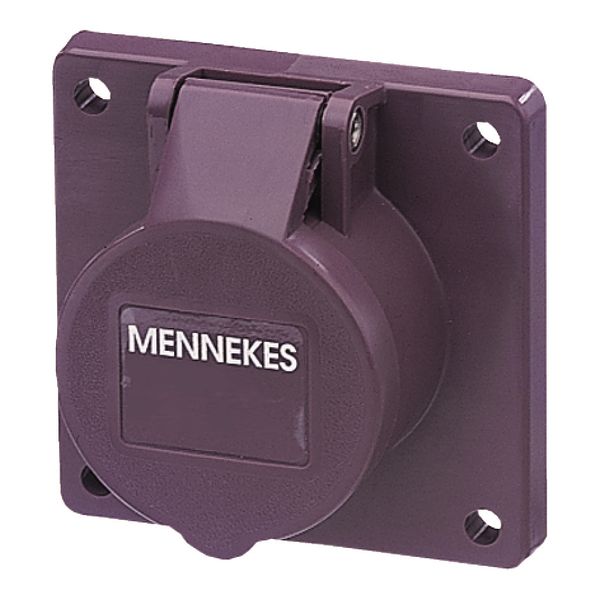 Mennekes Panel mounted recept., 16A2p0h, IP44 1602 image 1