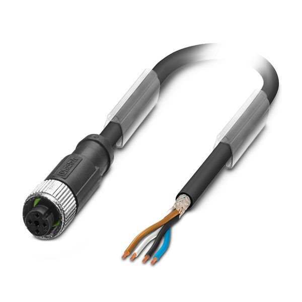 SAC-4P-10,0-PVC/M12FS SH - Sensor/actuator cable image 1