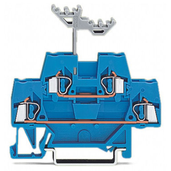 Double-deck terminal block Through/through terminal block suitable for image 1