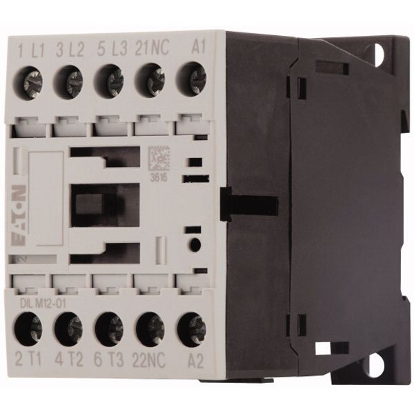 Contactor, 3 pole, 380 V 400 V 5.5 kW, 1 NC, 208 V 60 Hz, AC operation, Screw terminals image 3