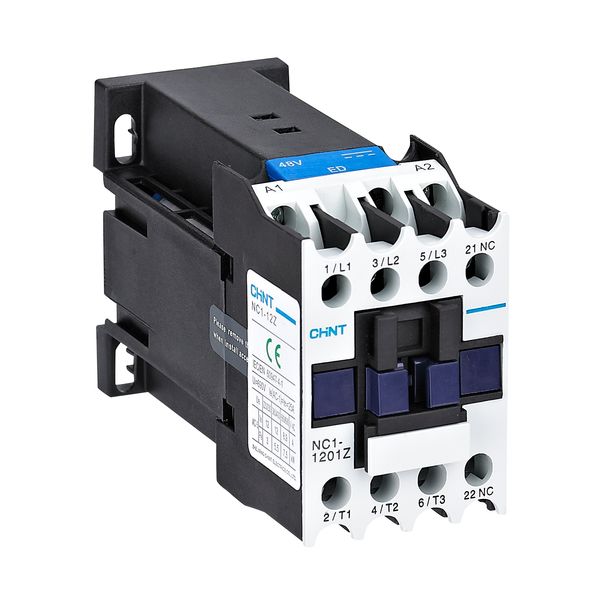 Contactor 3P 12A/AC3 1NA 220Vcc (NC1-3-12Z-10-220) image 1