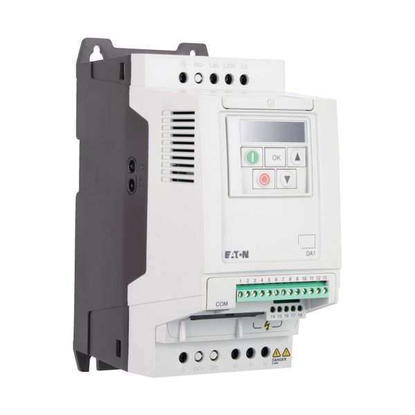 Variable frequency drive, 500 V AC, 3-phase, 4.1 A, 2.2 kW, IP20/NEMA 0, 7-digital display assembly image 16