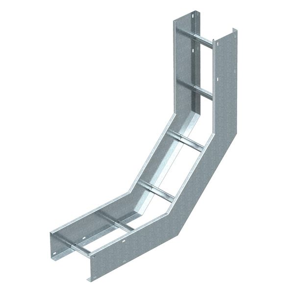 WLBS 90 166 FT  Arc 90° rising, for cable rib. for size 160, 160x600, Steel, St, hot-dip galvanized, DIN EN ISO 1461 image 1