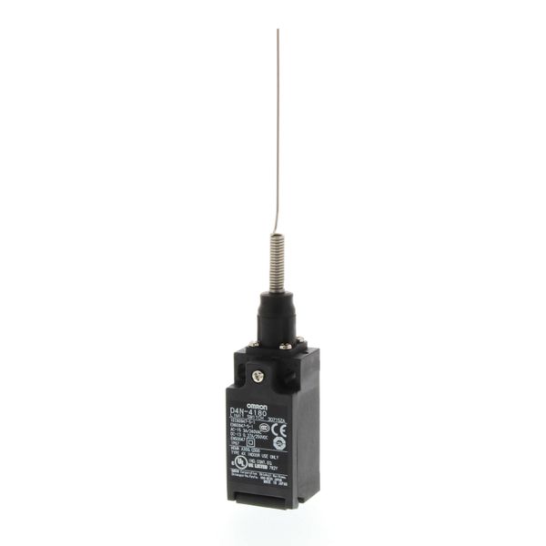 Limit switch, Cat whisker, 1NC/1NO (snap-action), 1NC/1NO (snap-action D4N 0512F image 3