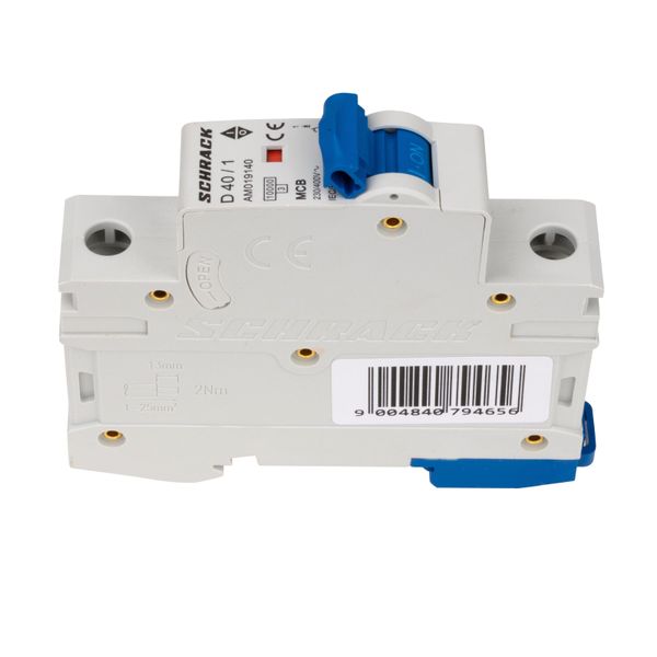 Miniature Circuit Breaker (MCB) AMPARO 10kA, D 40A, 1-pole image 3