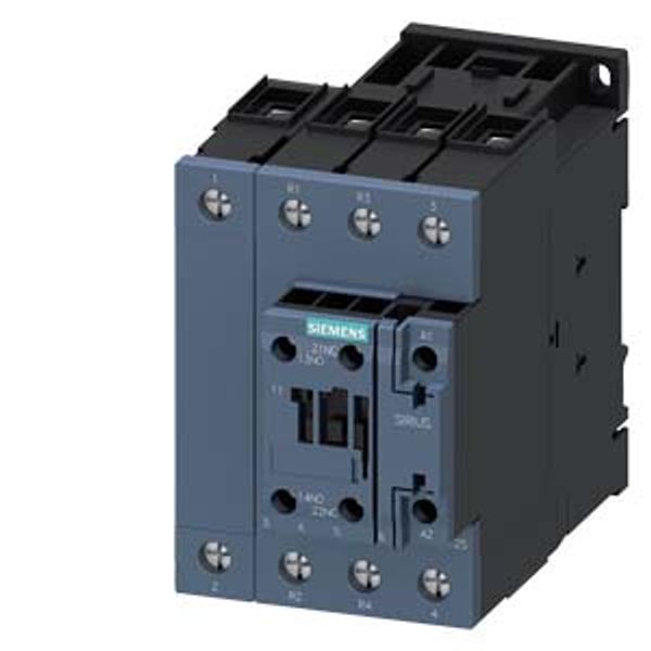 power contactor, AC-3, 35 A, 18.5 kW / 400 V, 4-pole, 3RT2535-1NE30 image 1