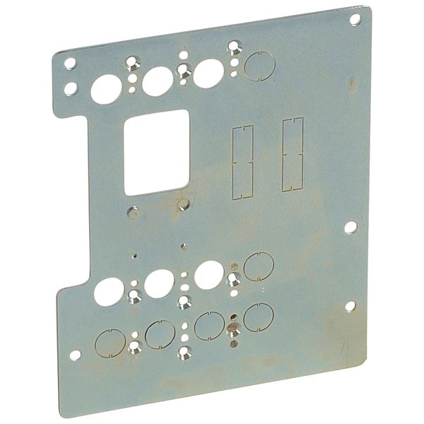 Mounting plates  XL³ 4000 for 1 DPX³ 160 in supply invertor - vertical image 1