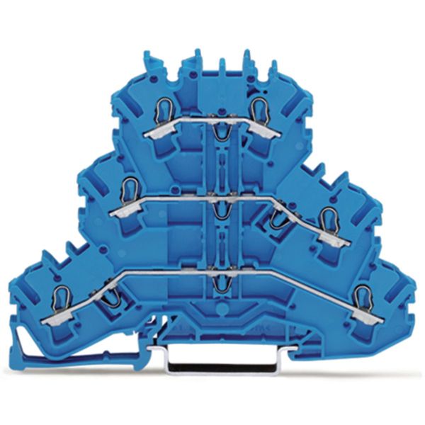 Triple-deck terminal block Through/through/through terminal block N/N/ image 1