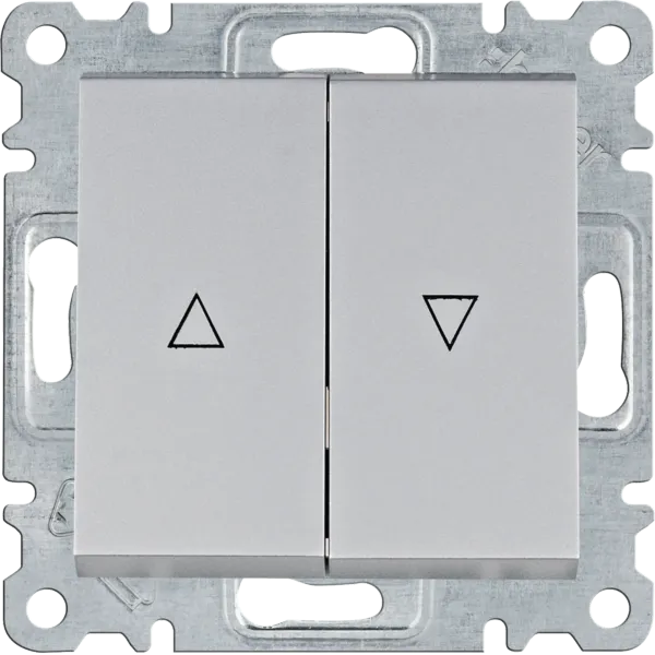 lumina - Double button for blinds - silver image 1