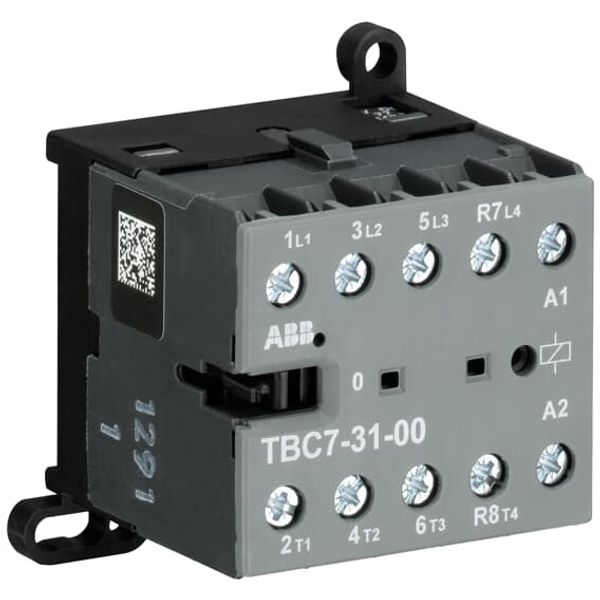 TBC7-31-00-62 Mini Contactor 77 ... 143 V DC - 3 NO - 1 NC - Screw Terminals image 2