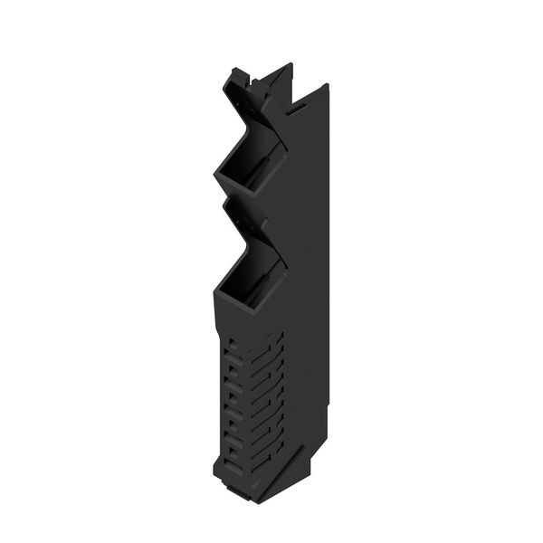 Side element, IP20 in installed state, Plastic, black, Width: 12.5 mm image 2