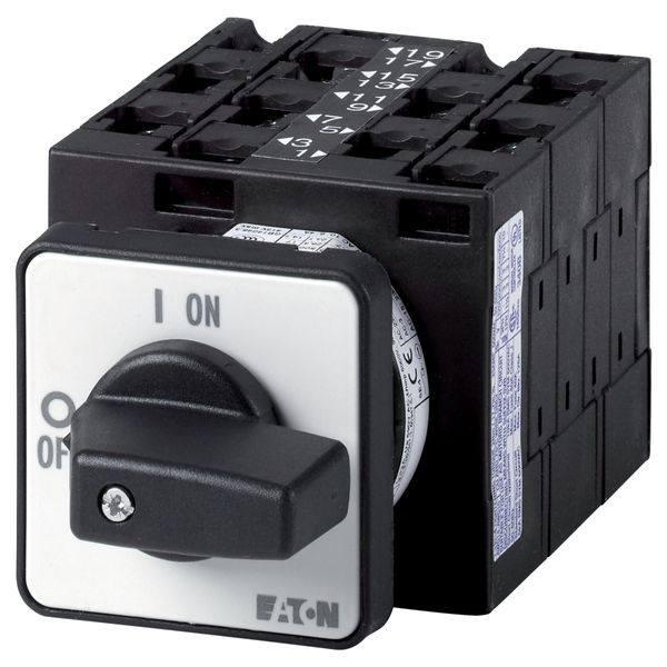 Multi-speed switches, T3, 32 A, flush mounting, 5 contact unit(s), Contacts: 9, 60 °, maintained, With 0 (Off) position, 0-1-2, SOND 30, Design number image 5