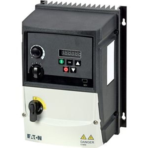 Variable frequency drive, 400 V AC, 3-phase, 4.1 A, 1.5 kW, IP66/NEMA 4X, Radio interference suppression filter, Brake chopper, 7-digital display asse image 5