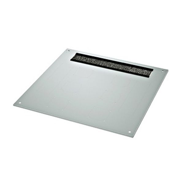 IS-1 top cover punched 80x100 RAL7035 lightgrey pack image 1