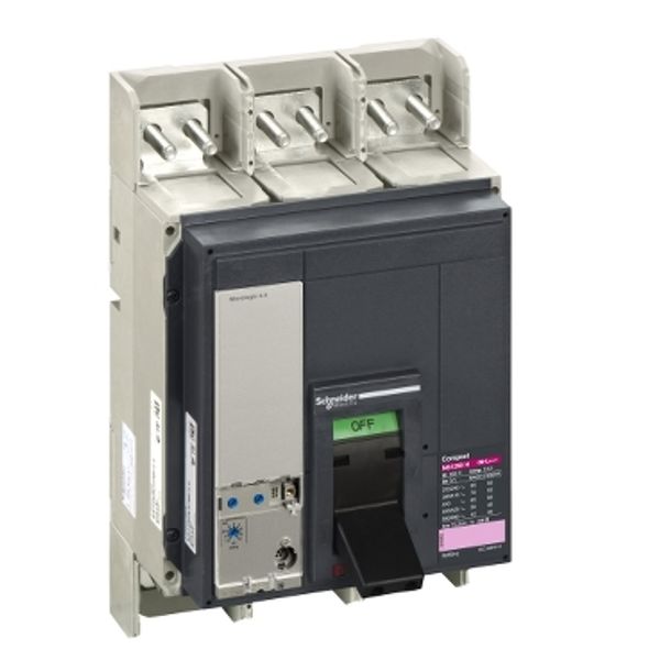 circuit breaker ComPact NS1250H, 70 kA at 415 VAC, Micrologic 2.0 trip unit, 1250 A, fixed,3 poles 3d image 2