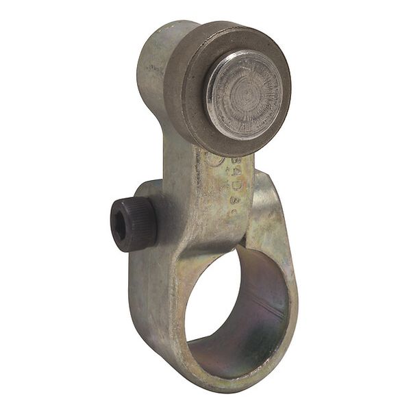 Limit switch lever, 9007, 9007T/FT zinc, fixed length, outside offset steel roller image 1