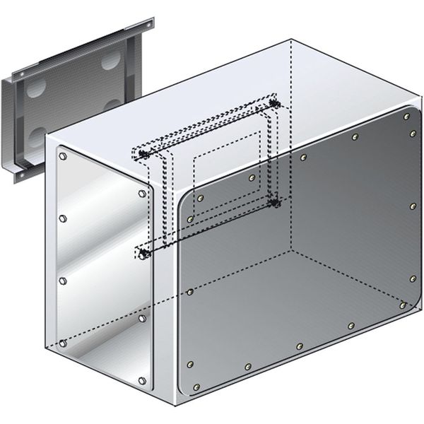 Central power supply box for prefabricated electrical trunking MR 800A image 1