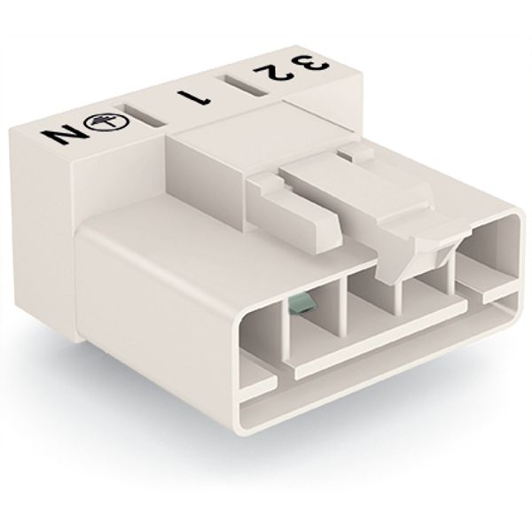 Plug for PCBs angled 5-pole white image 3