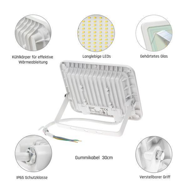 NOCTIS LUX 2 SMD 230V 30W IP65 NW white image 18