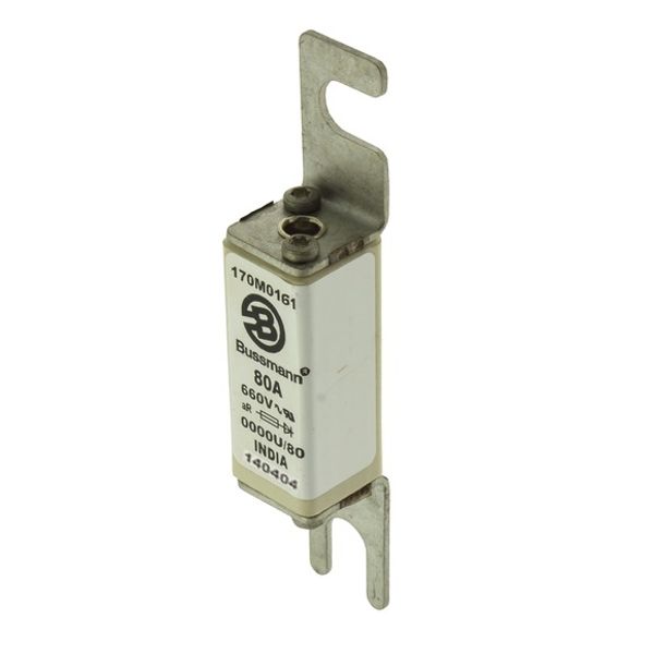 Fuse-link, high speed, 32 A, AC 660 V, size 0000, 18 x 19 x 100 mm, gR, UL, visual indicator image 3