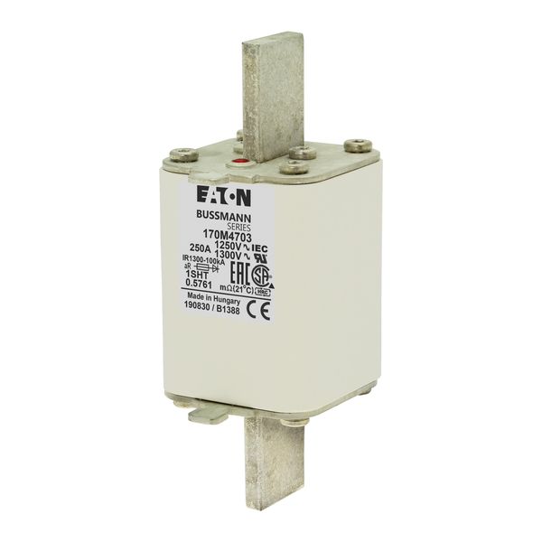 Fuse-link, high speed, 250 A, AC 1250 V, size 1, 53 x 63 x 135 mm, aR, IEC, single indicator image 5