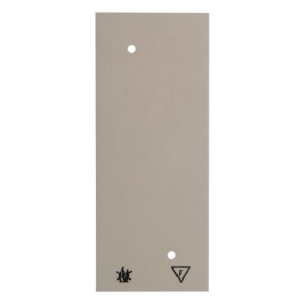 Base plate self-extinguishing for 3gang soc. out., surface-mtd, white image 1