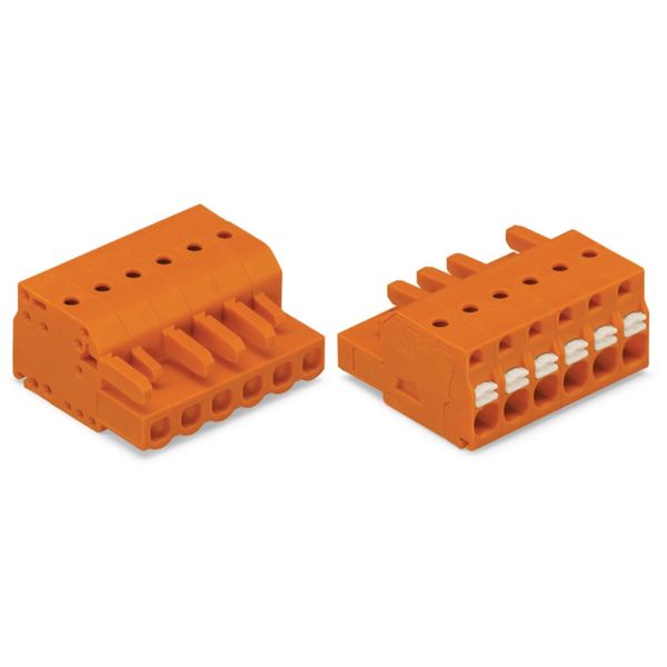 2231-320/102-000 1-conductor female connector; push-button; Push-in CAGE CLAMP® image 3