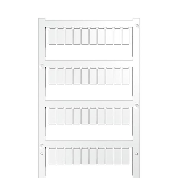 Device marking, pluggable, 6 mm, PA 66, white image 1