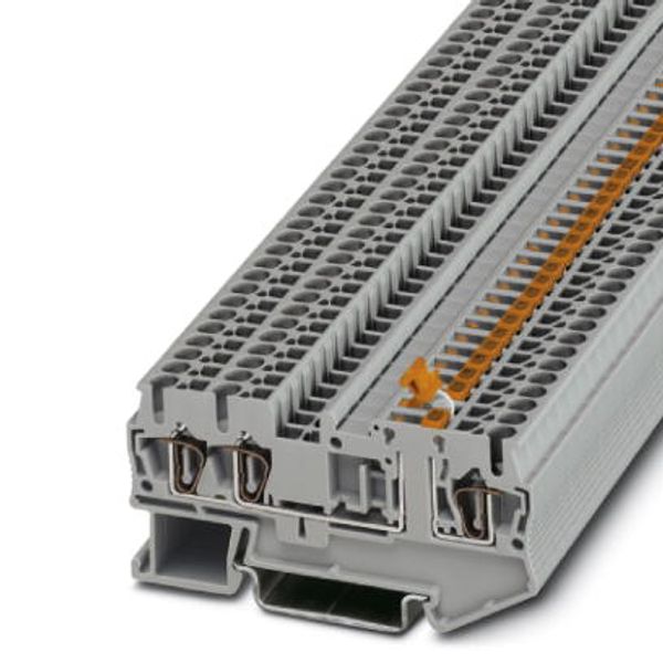 Knife disconnect terminal block ST 2,5-TWIN-MT image 1