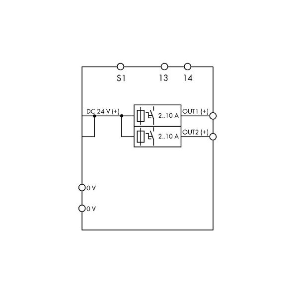 Electronic circuit breaker 2-channel 24 VDC input voltage image 5