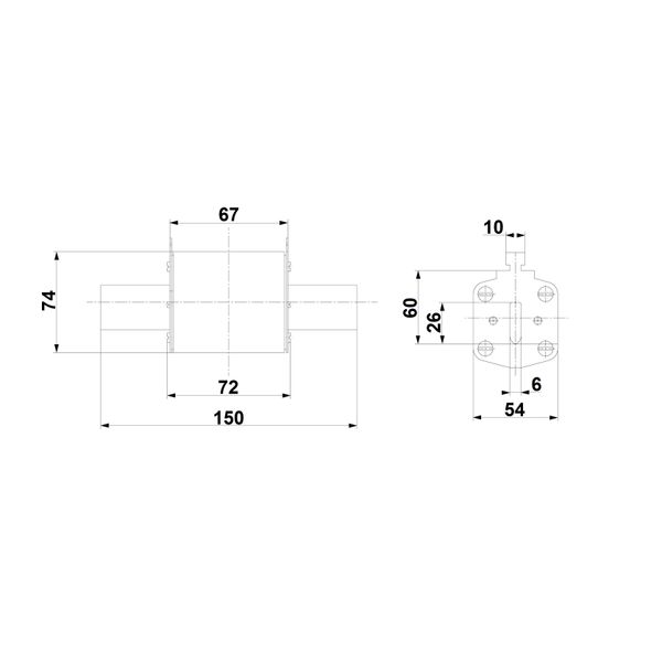 HRC fuse element, size 3, 250A, 400VAC image 5