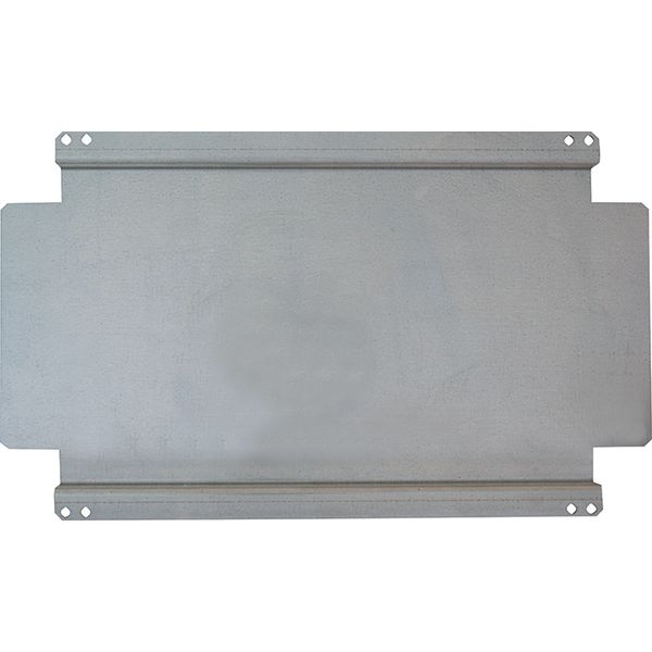 ZX606 Mounting plate, Field width: 1, 450 mm x 250 mm x 2 mm image 1