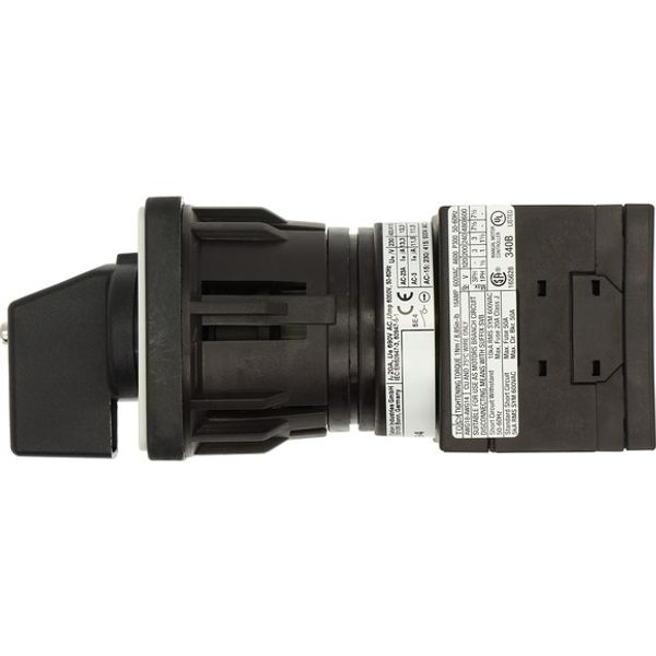 Universal control switches, T0, 20 A, center mounting, 3 contact unit(s), Contacts: 6, Spring-return from positions 1 and 2, 45 °, momentary, 2>0 image 8