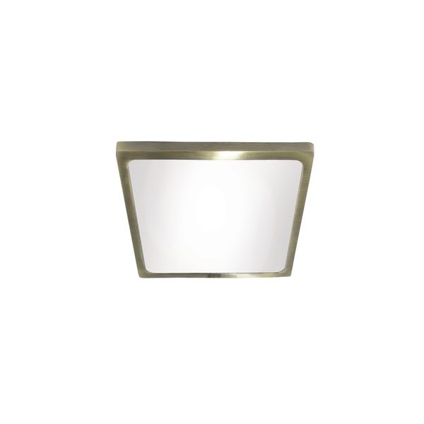 Kaju Recessed LED Downlight SQ 8W Brass image 1