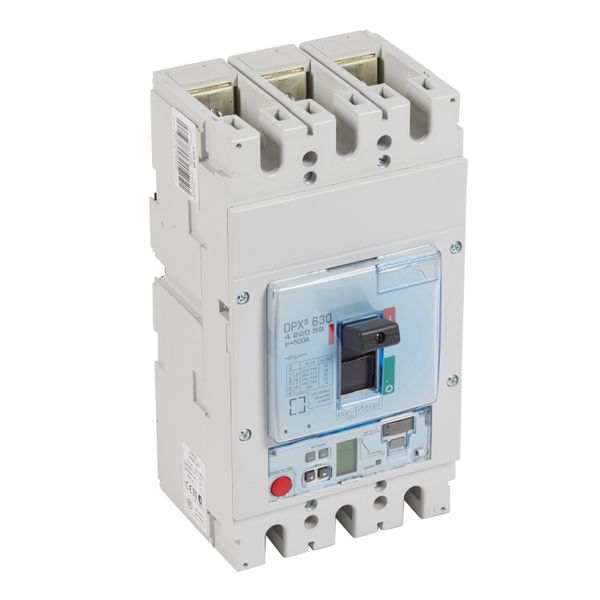 MCCB DPX³ 630 - S2 electronic release - 3P - Icu 36 kA (400 V~) - In 500 A image 2